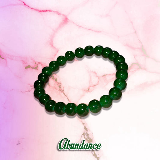 Abundance - Chakra Glass Bead Bracelet