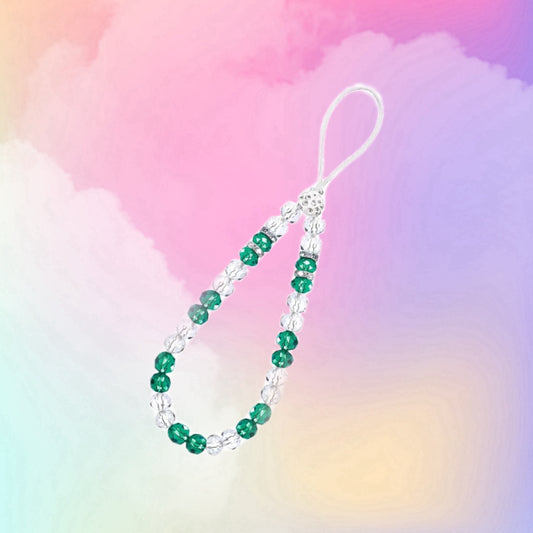 Enchanted Cloud - Divine Crystal Beads Phone Strap