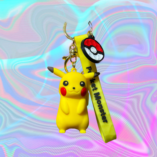 Pikachu Pokémon - Cute Character Keychain