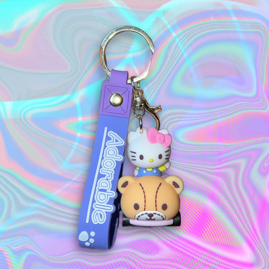 Hello Kitty Mobile - Cute Character Keychain