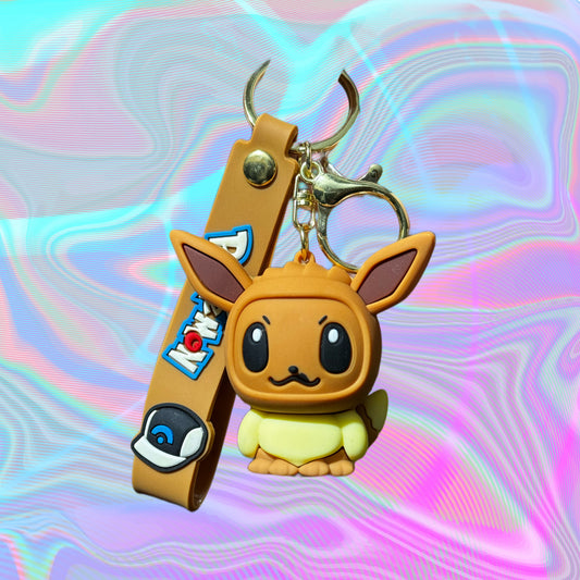 Eevee Pokémon - Cute Character Keychain