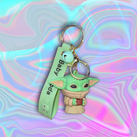 Baby Yoda - Cute Character Keychain